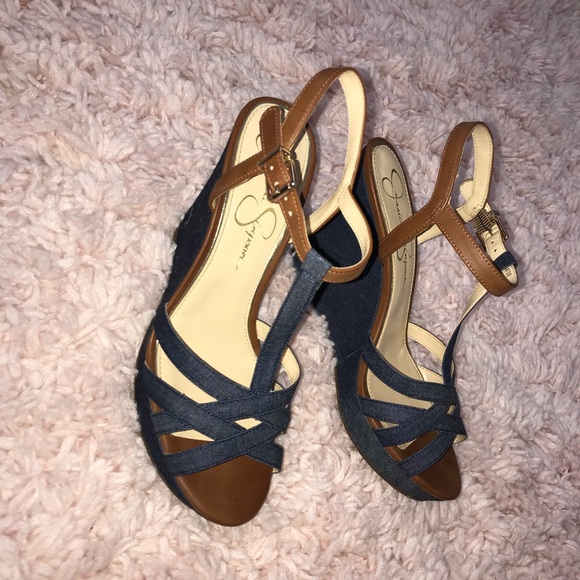 Jessica Simpson Shoes - Jessica Simpson Like New Wedges!!